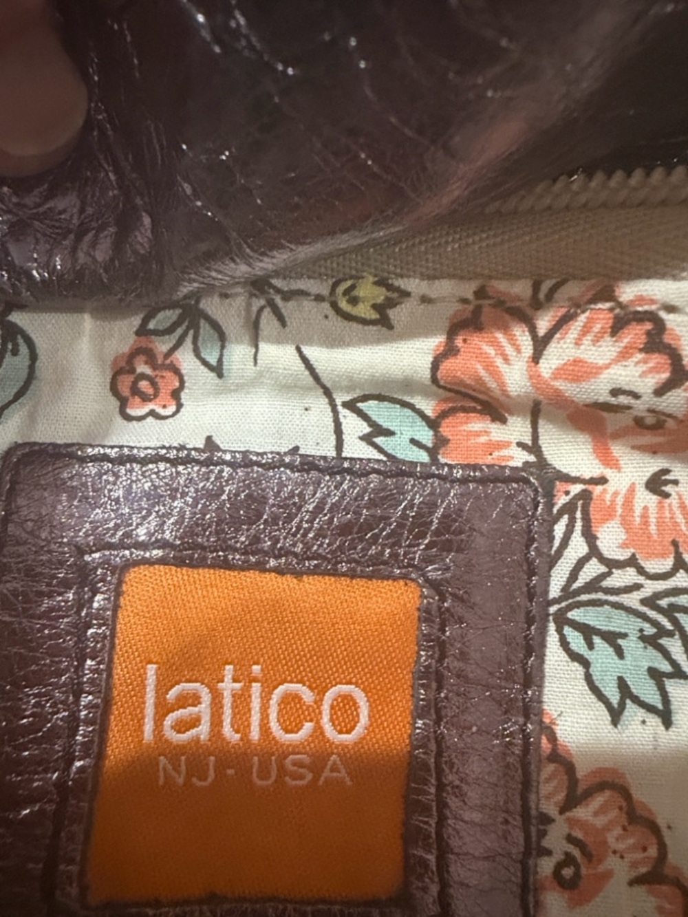 Latico Leather Crossbody Clutch in Metallic Brown - Picture 7 of 9